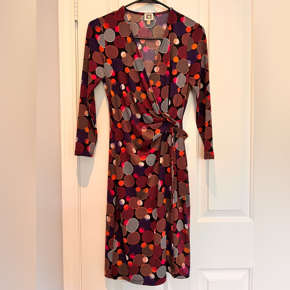 Anne Klein lightweight dotted dress